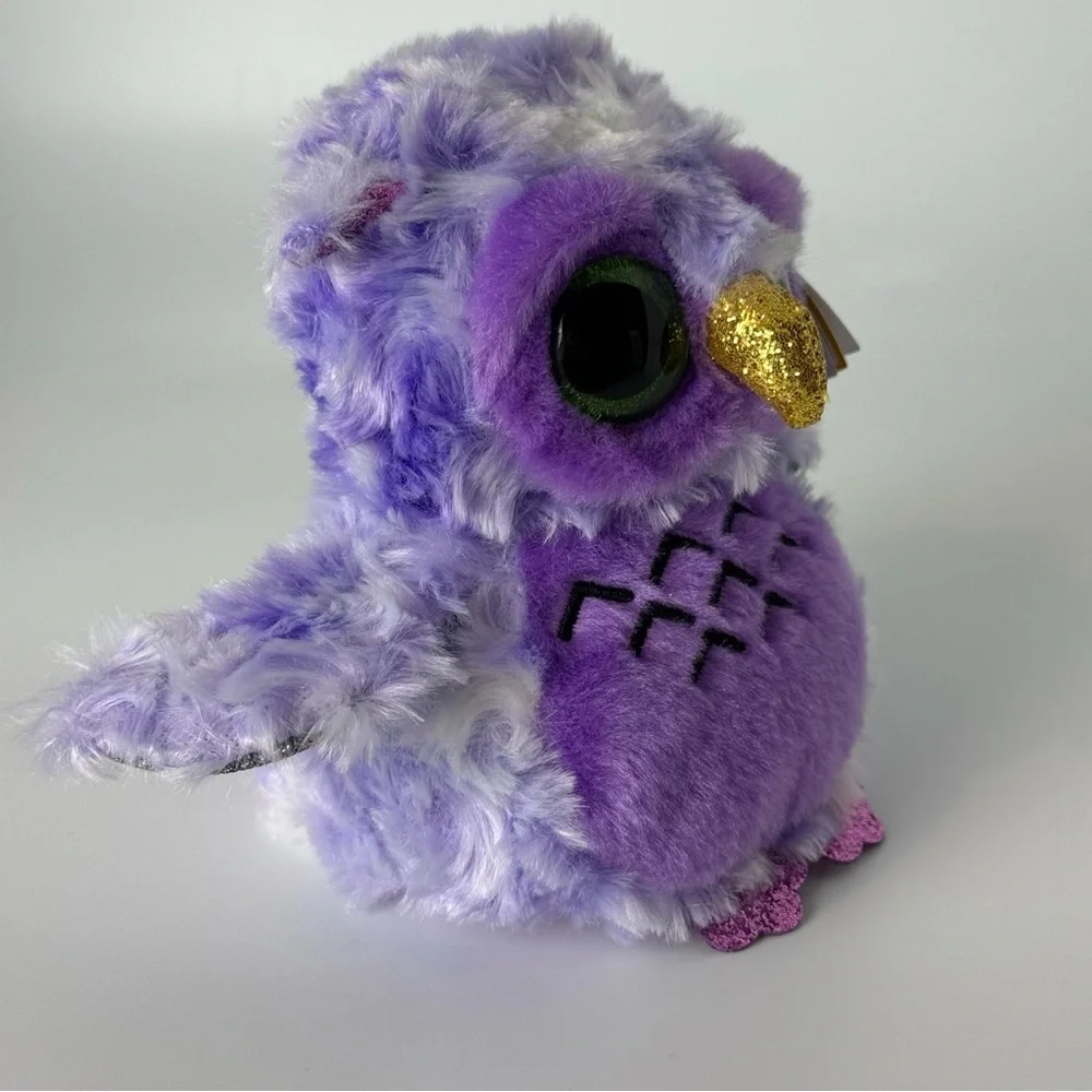Ty Beanie Boos Owlivia the Purple Owl 5”